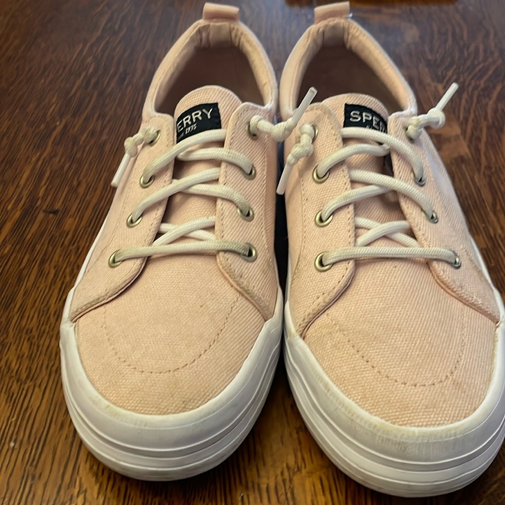 Girls Sperry Light Pink Sneakers size 2.5